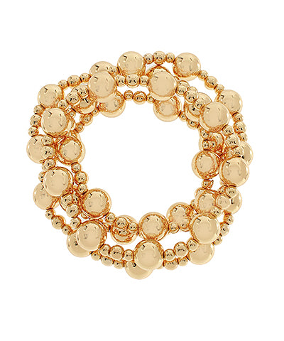 Zayla Gold Beaded Bracelet