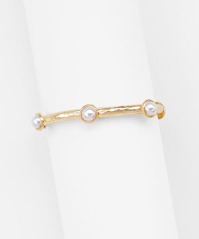 Gianna Gold Pearl Bracelet