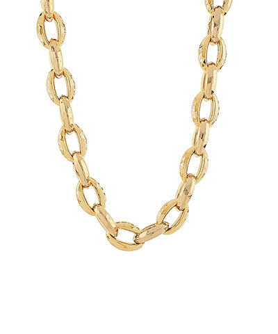 Zyla Vintage Gold Chain Necklace