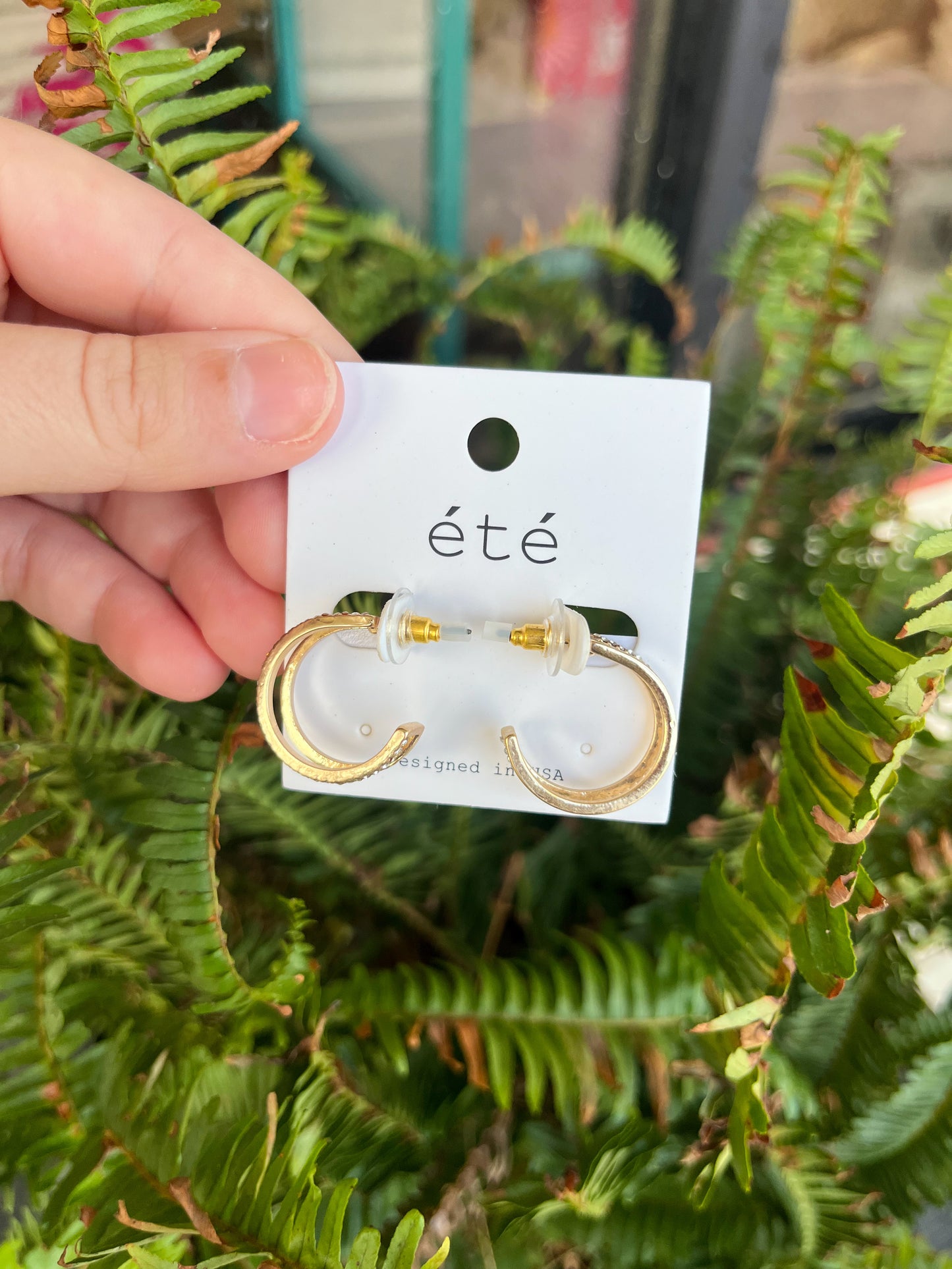 Callum Double Hoops