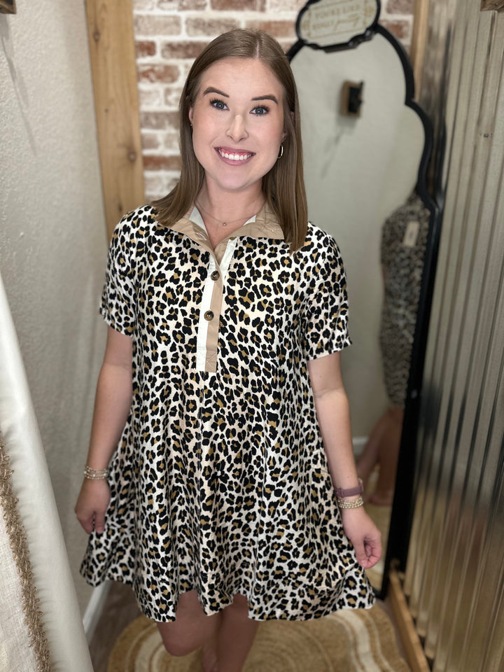 Sadie Leopard Dress