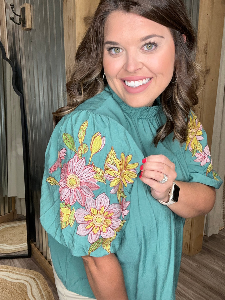 Juliette Embroidered Top