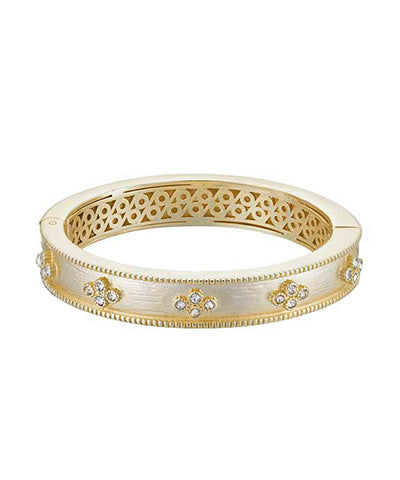 Flower & Embossed Bracelet