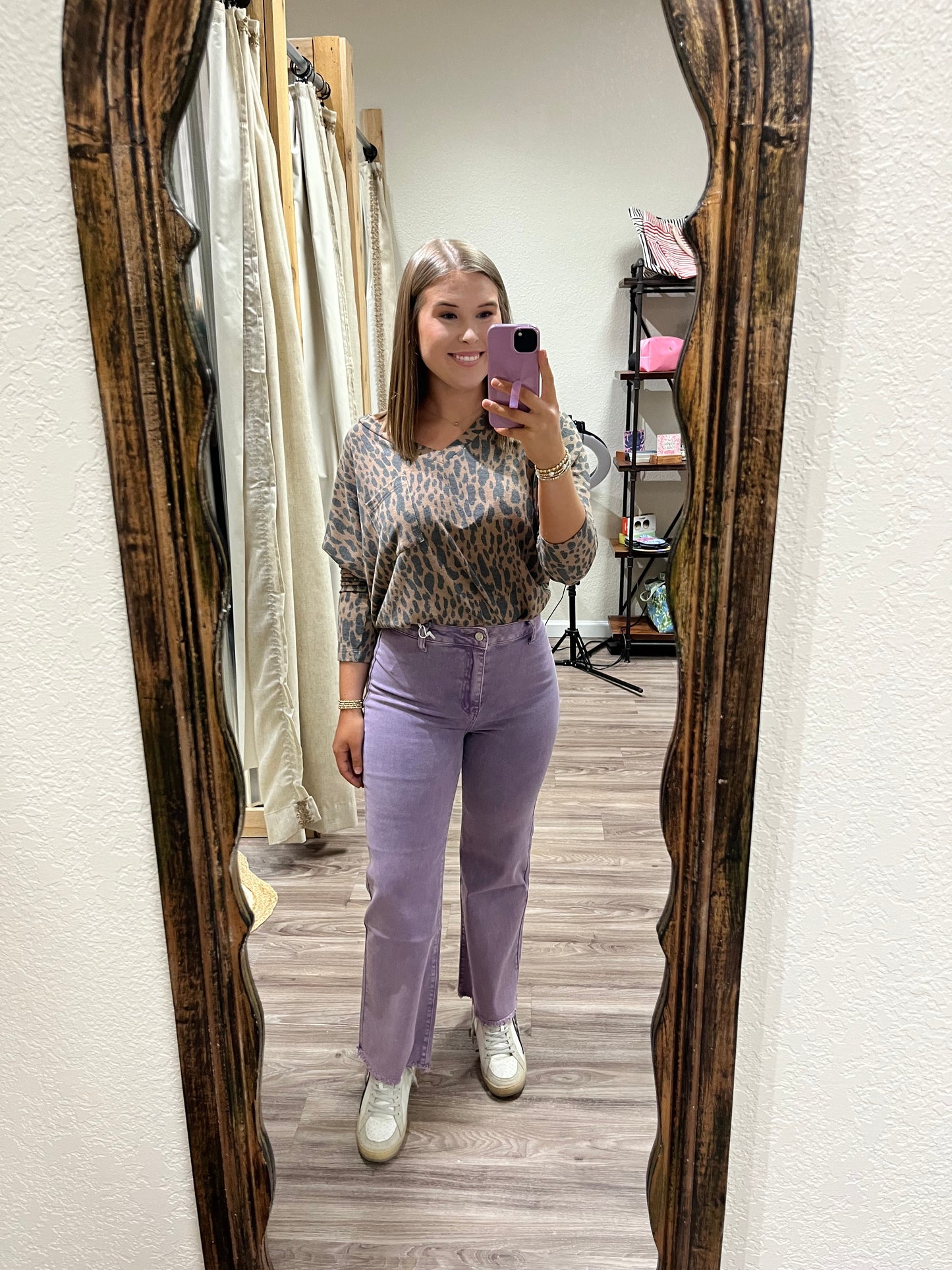 LT PLUM | ELENI ACID WASHED JEANS