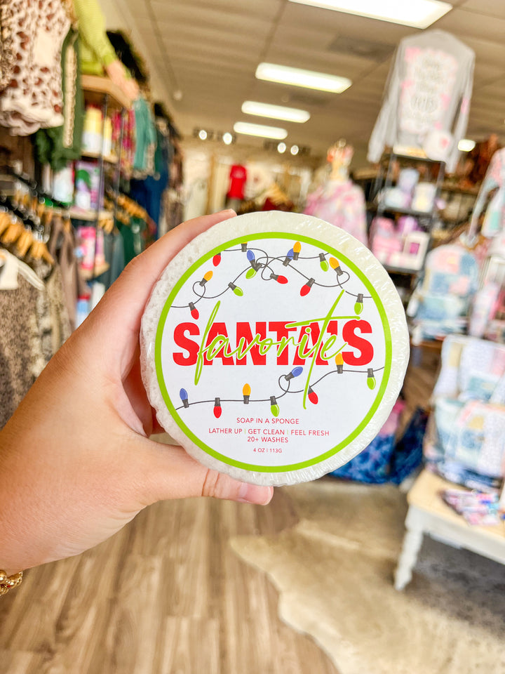 Santa's Favorite Soap Sponge