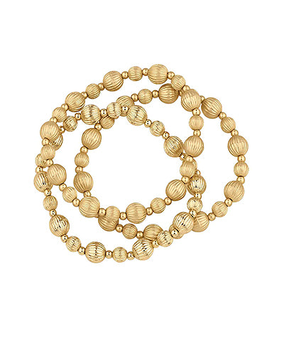 Scarlett Gold Beaded Bracelets