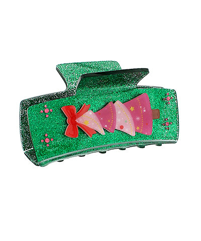 Christmas Tree Claw Clip