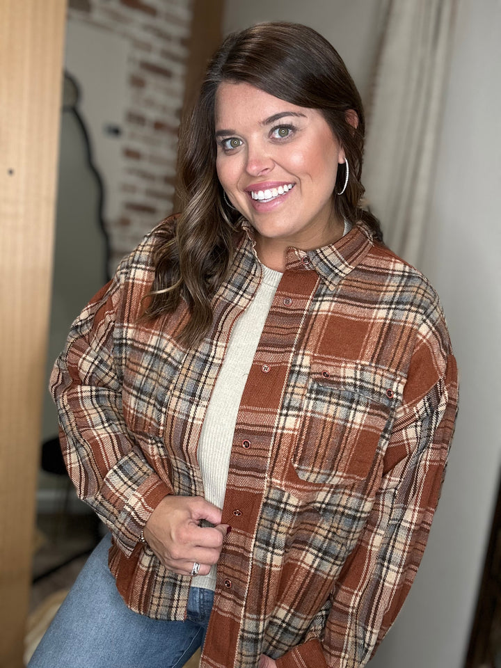Shayla Flannel Shacket