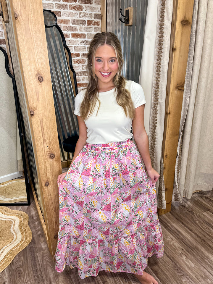MULTI FLORAL | OPHELIA SKIRT | SIMPLY SOUTHERN