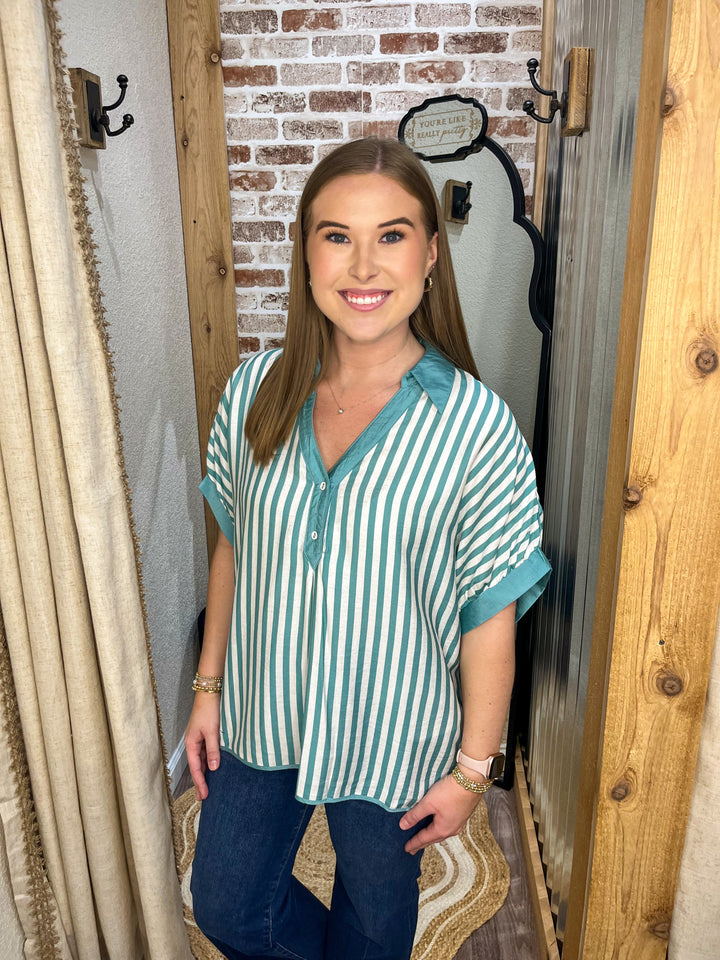 Back to Good Striped Top