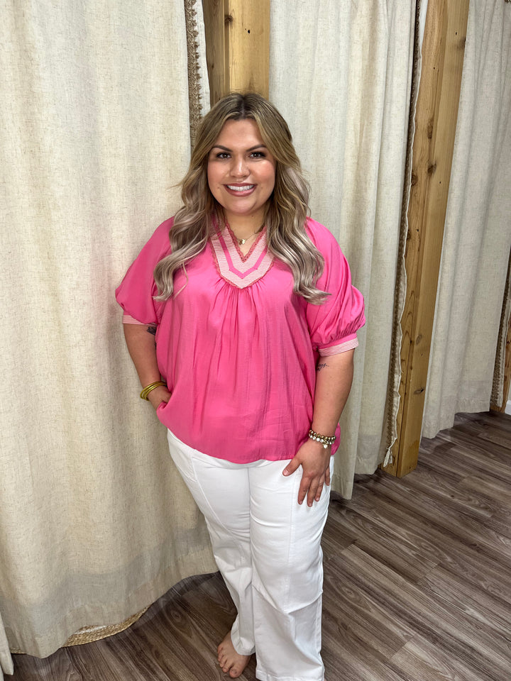 Perfectly Polished Top| Curvy