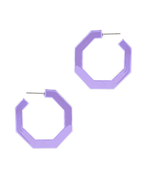 Geometric Hoop Earrings