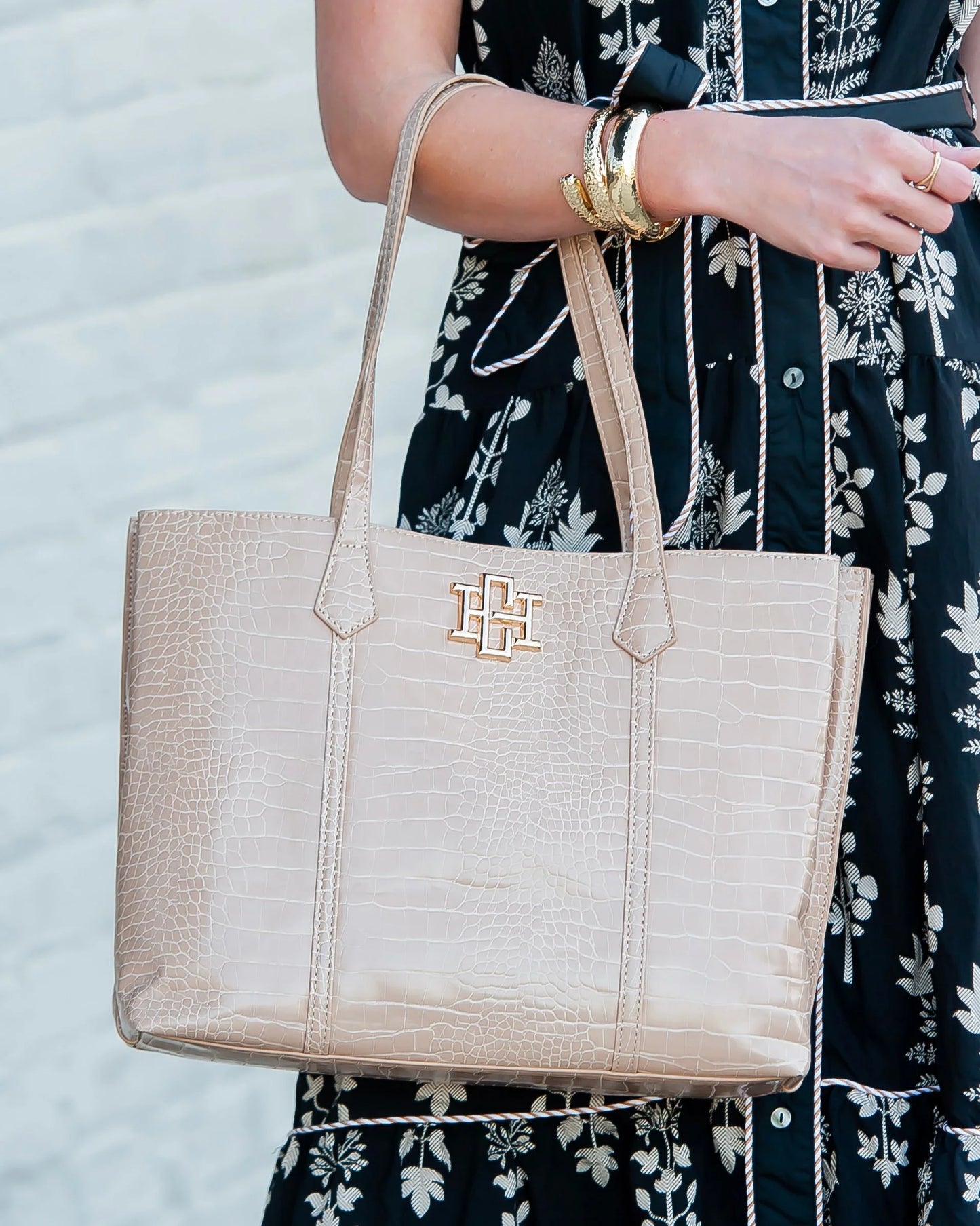 Heath Tote Bag| Latte