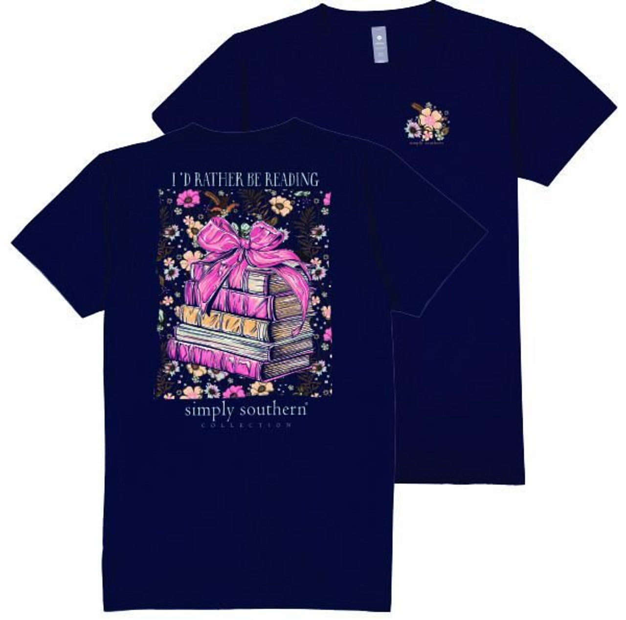 Simply Southern I'd Rather Be Reading T-shirt