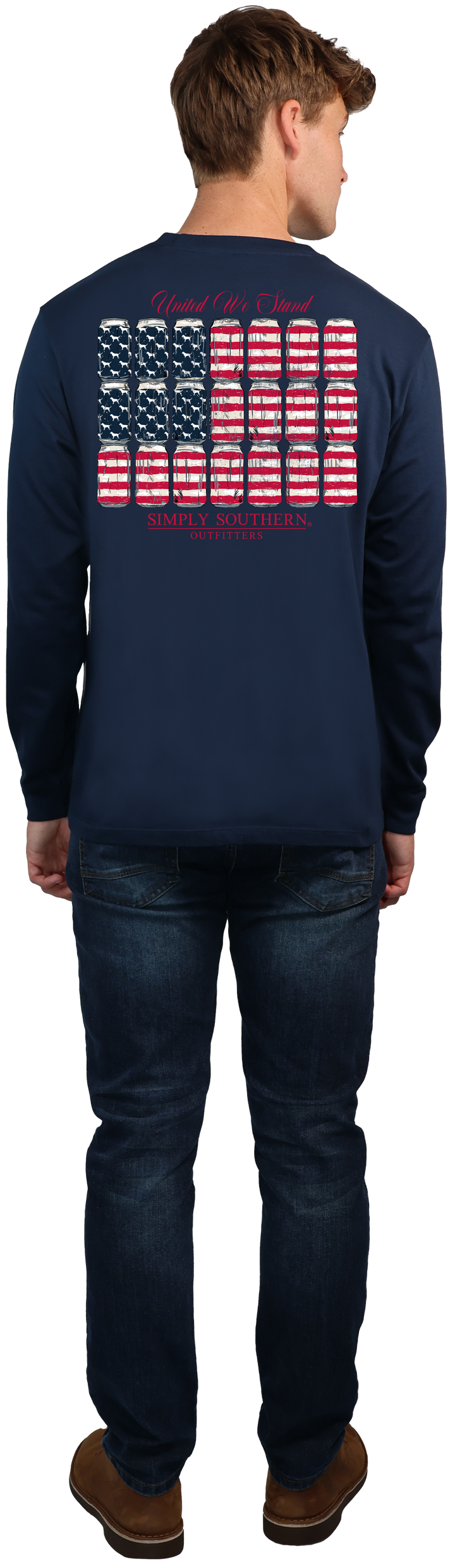 Men's American Flag Beer T-Shirt