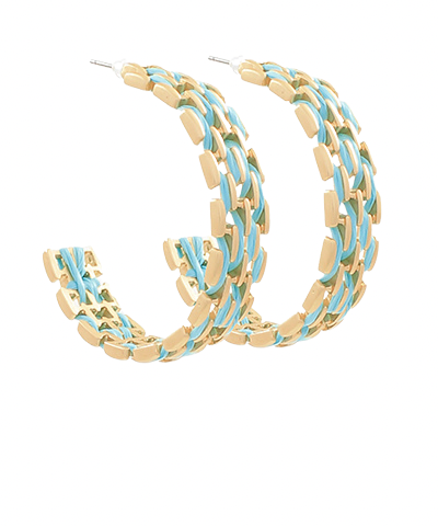 Aria Hoops-Turquoise