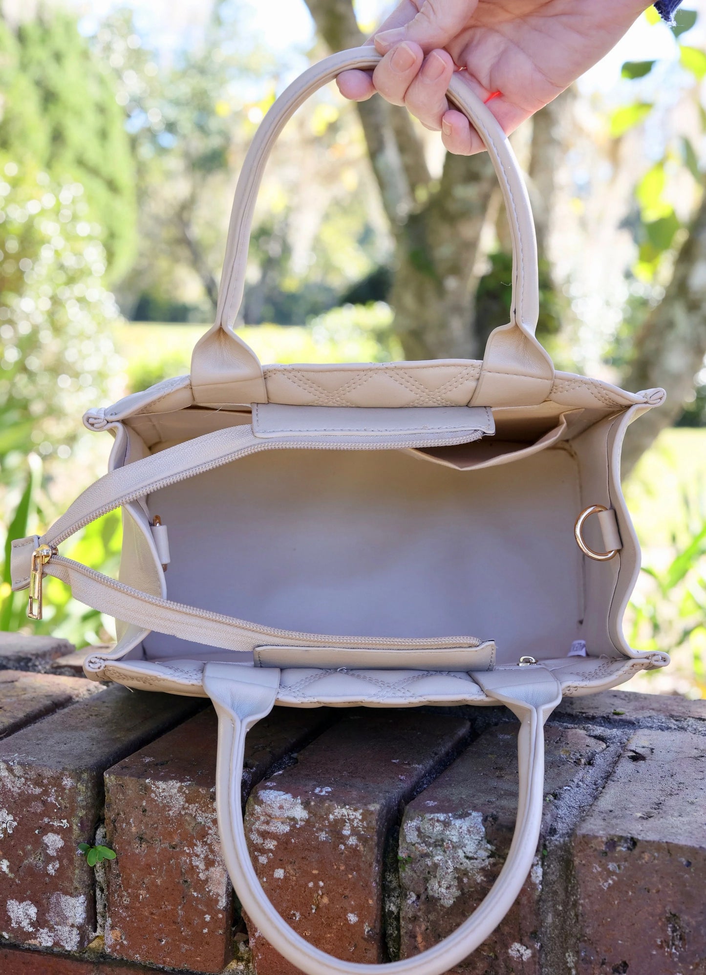 Ricky Mini Tote Nude Quilted DQ