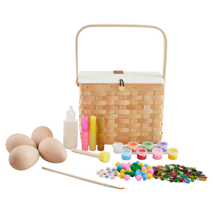 Wooden Easter Egg Decorating Kit