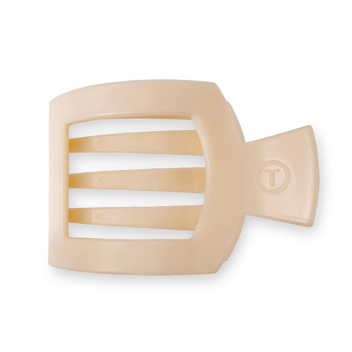 Large Teletie Flat Square Clip