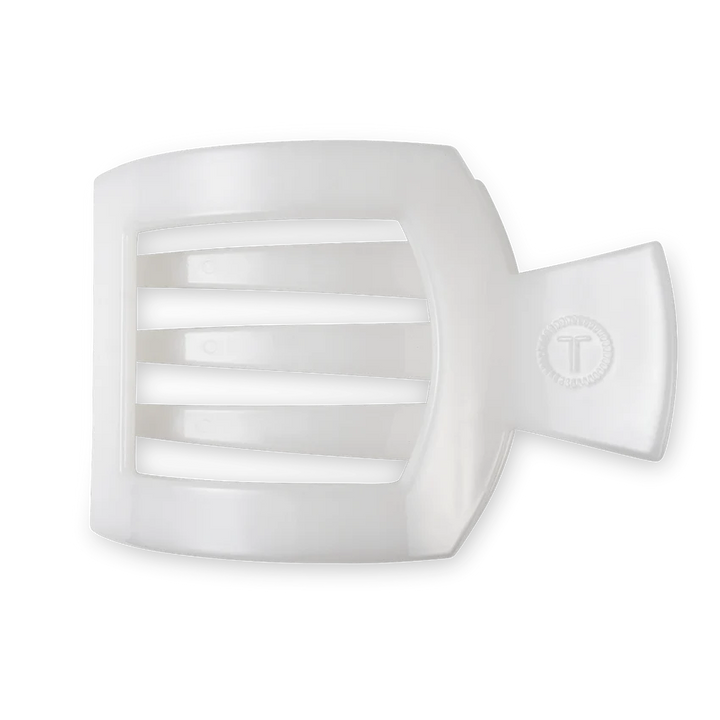 Large Teletie Flat Square Clip