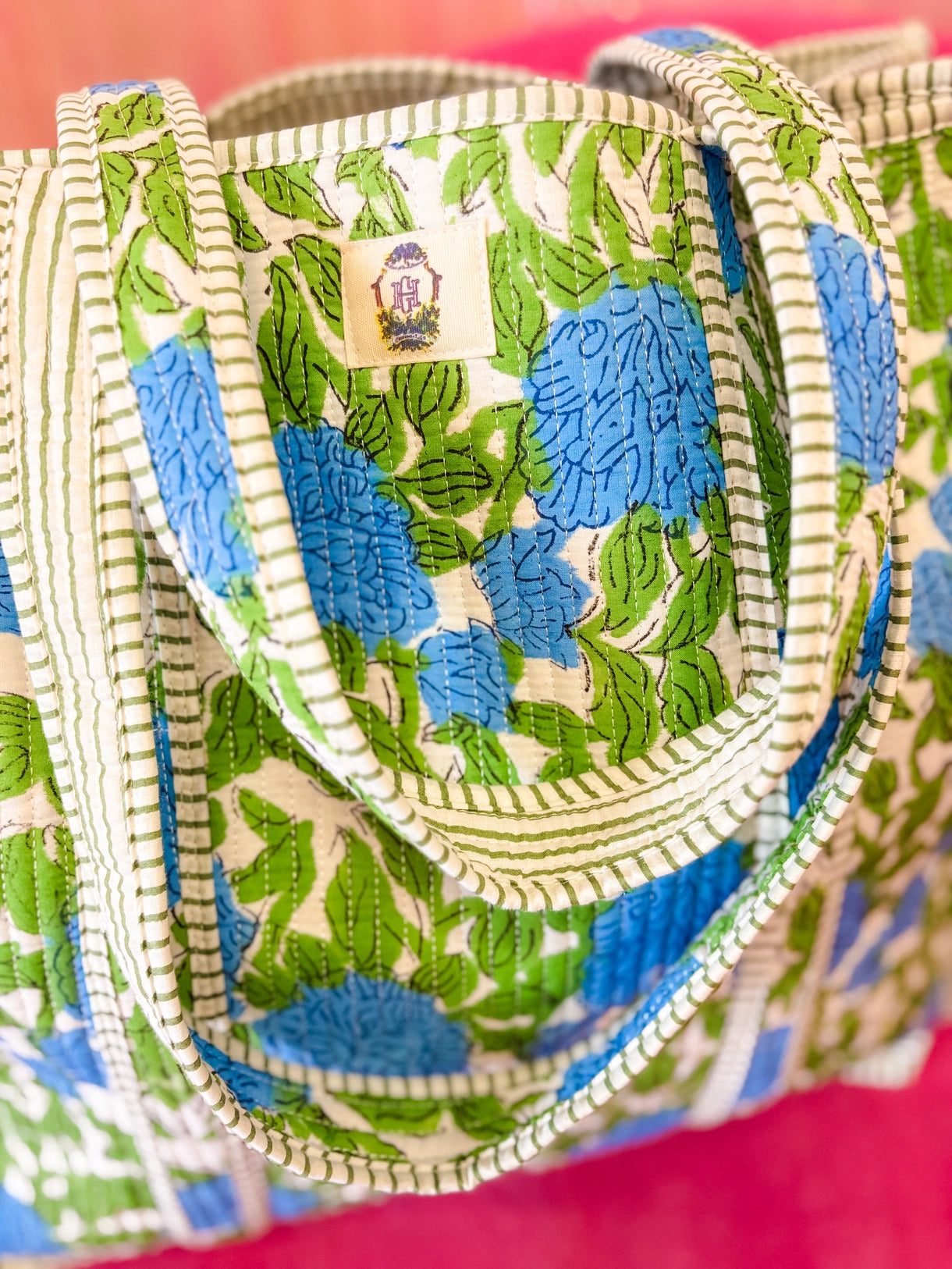 Charleston | Large Quilted Tote Bag