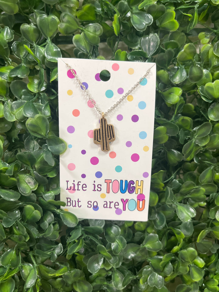 Cactus Charm Necklace