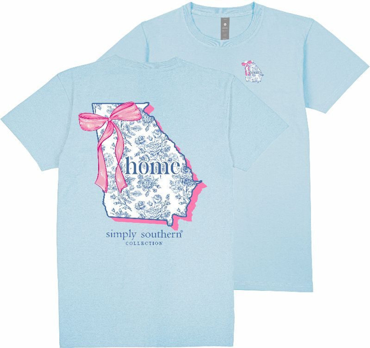 Simply Southern Home State T-shirt-GA