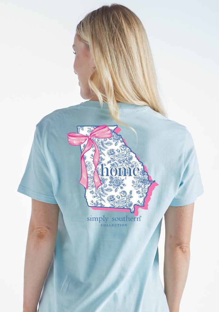 Simply Southern Home State T-shirt-GA