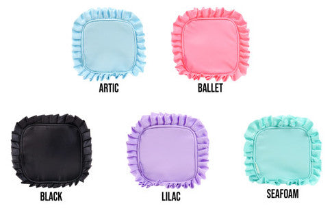 Mini Ruffle Cosmetic Bag