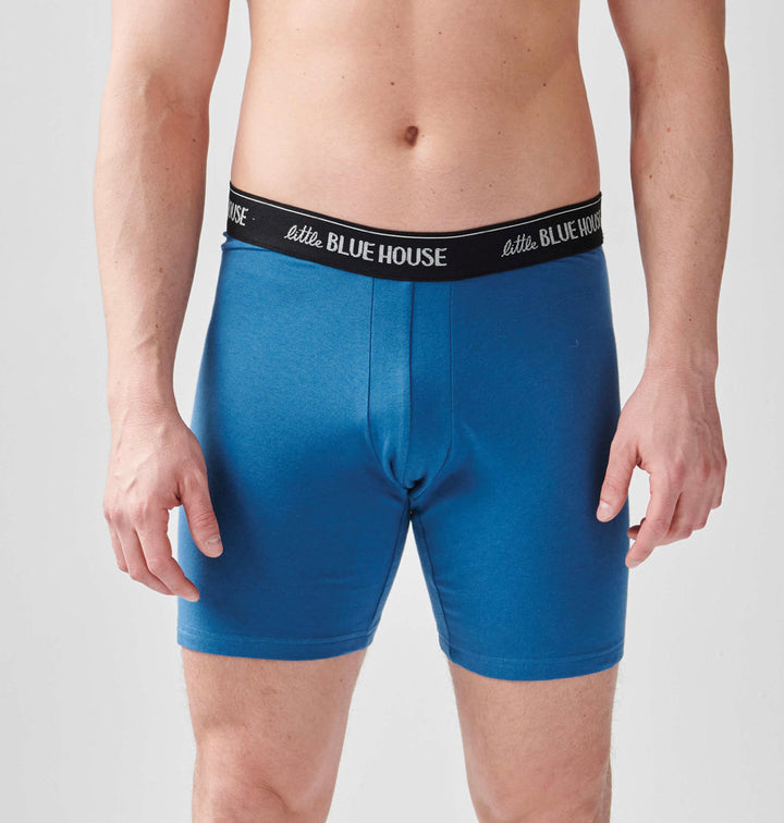 Mens Blue Jingle My Bells Boxers