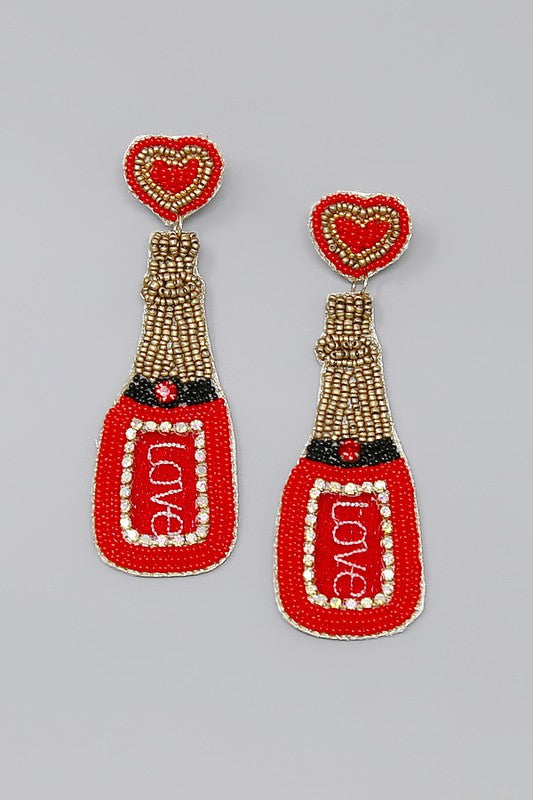 Bottle of Love Earrings