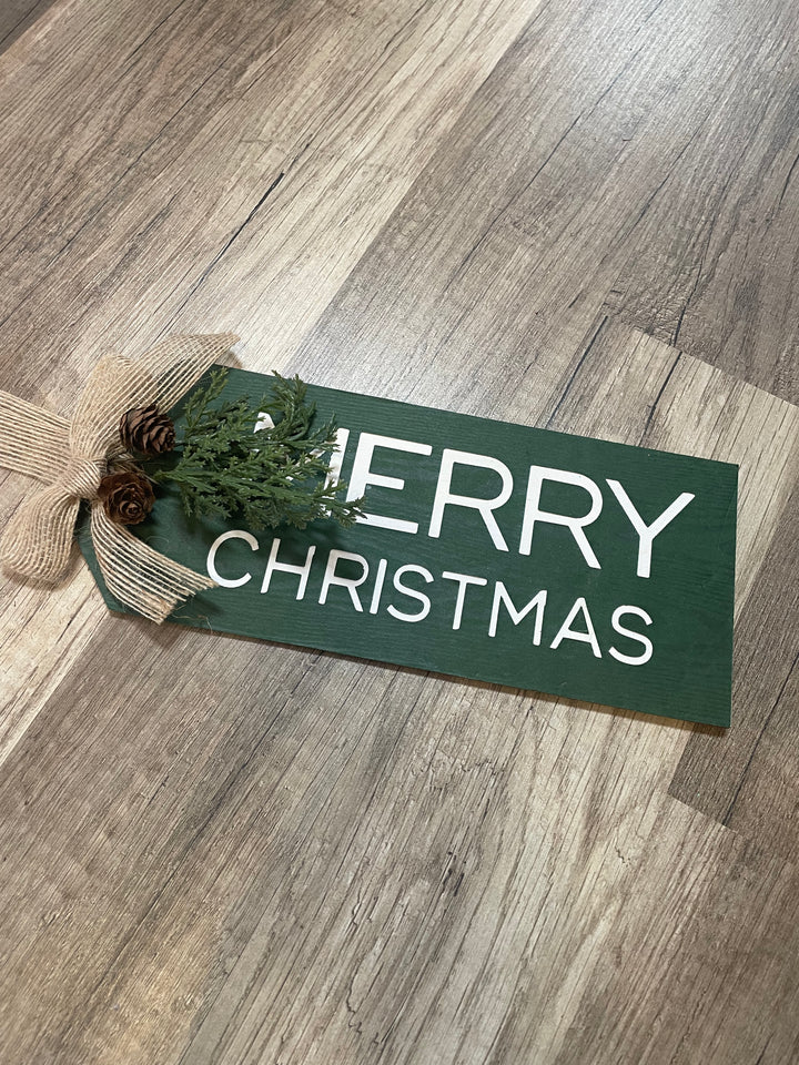 Merry Christmas Sign Ornament