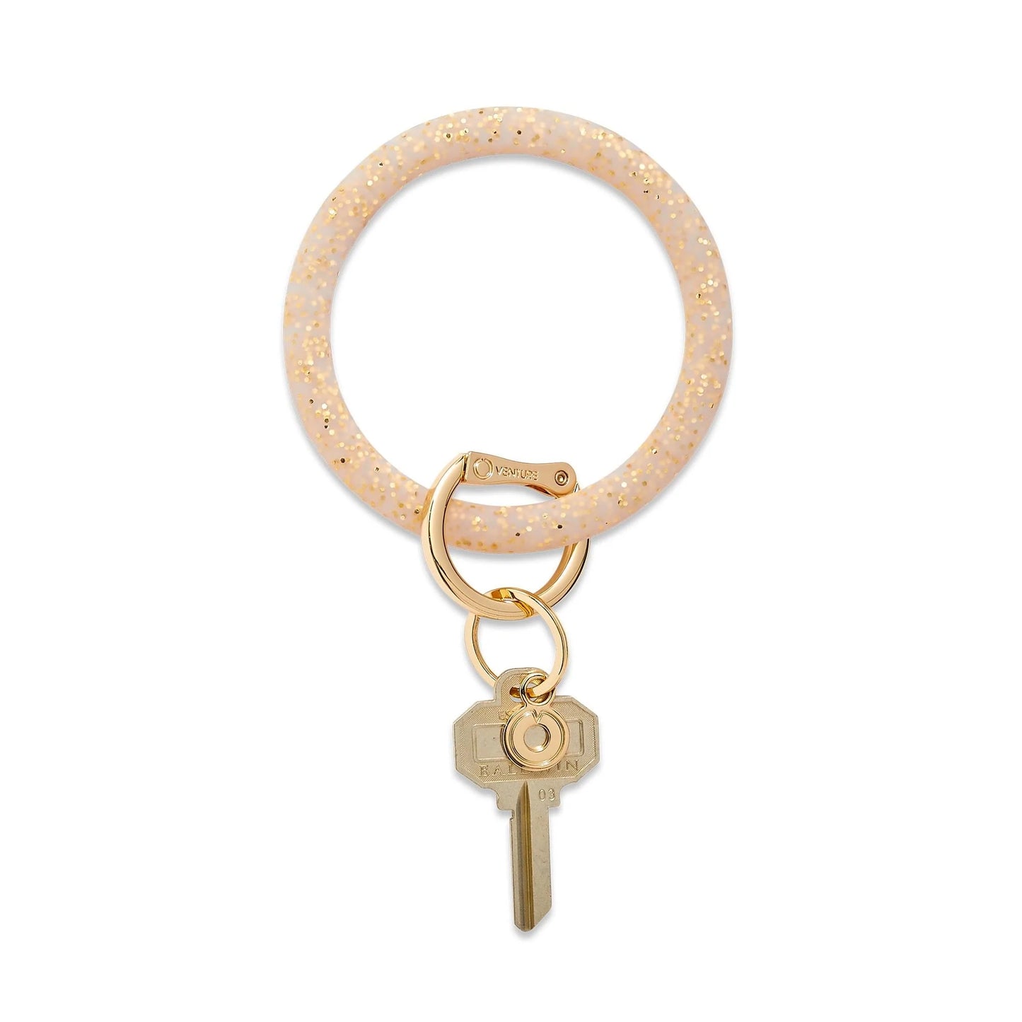 Confetti Silicone Key Ring