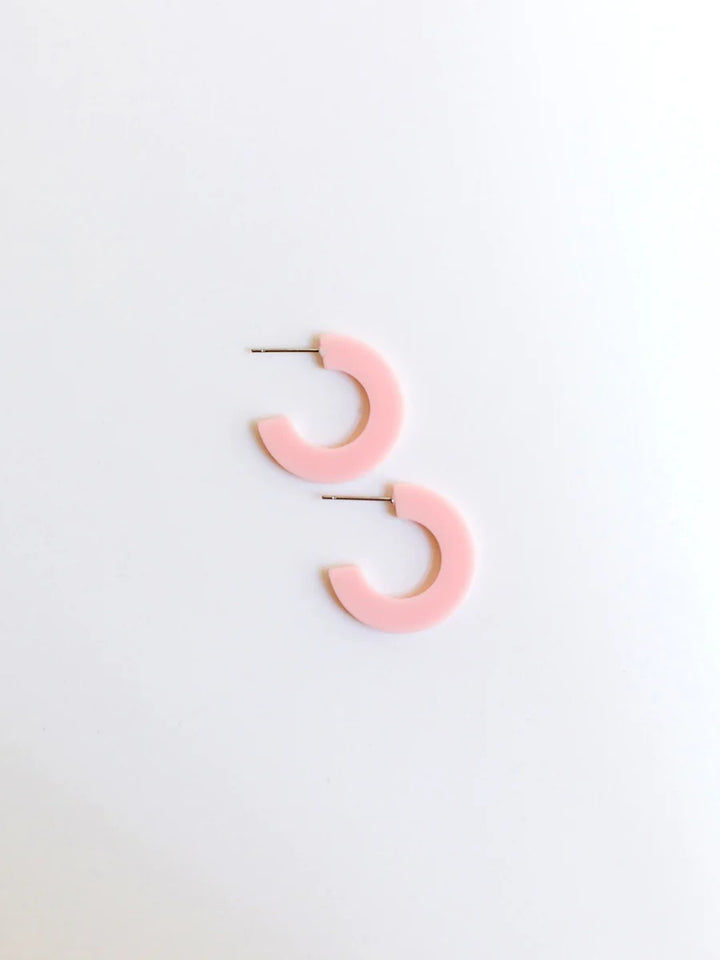 Classic Acrylic Small Hoops