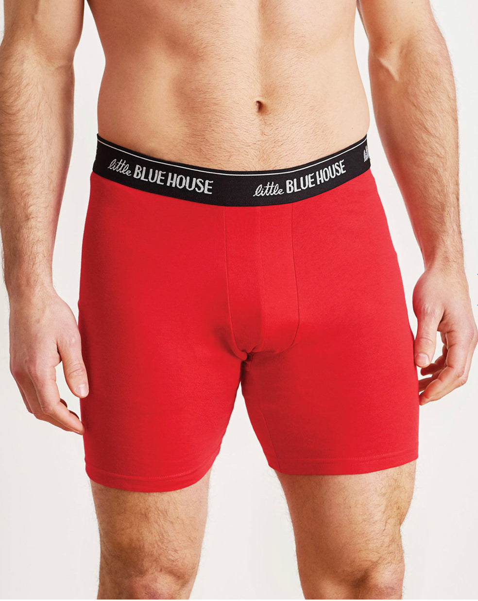 Mens Red Lighten Up Boxers