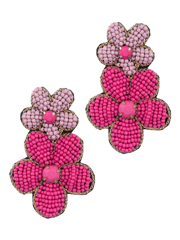 Flower Drop Earrings