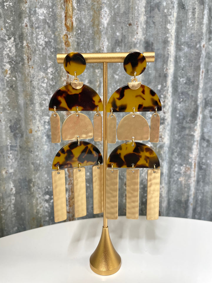 Mile Long Tortoise Earrings