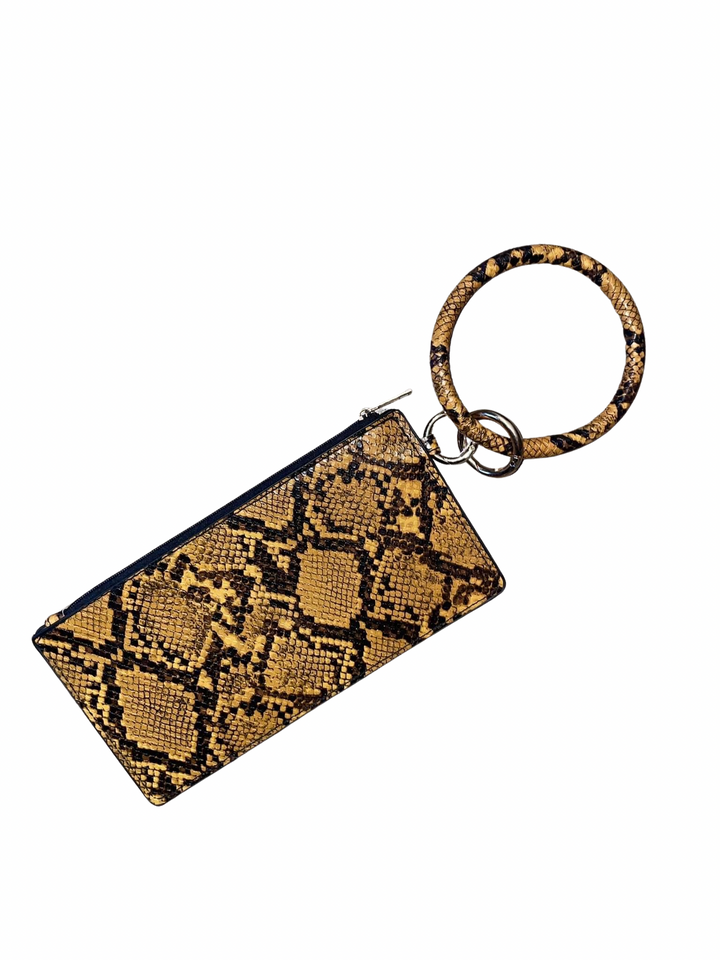 Snakeskin Wristlet