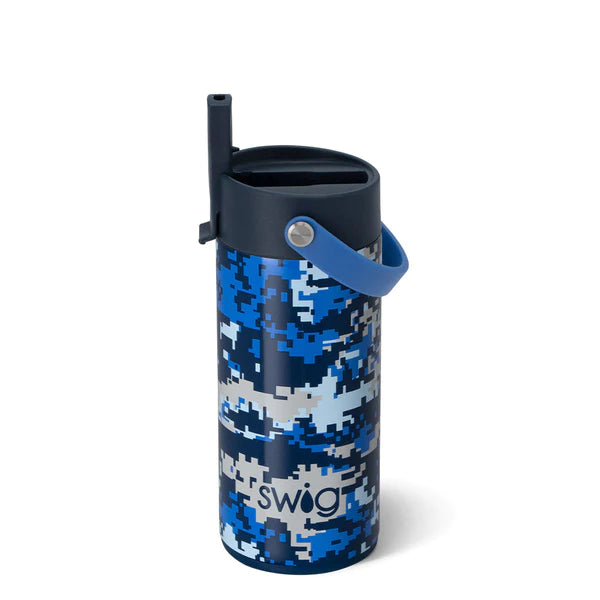 Cool Camo Flip + Sip Slim Tumbler