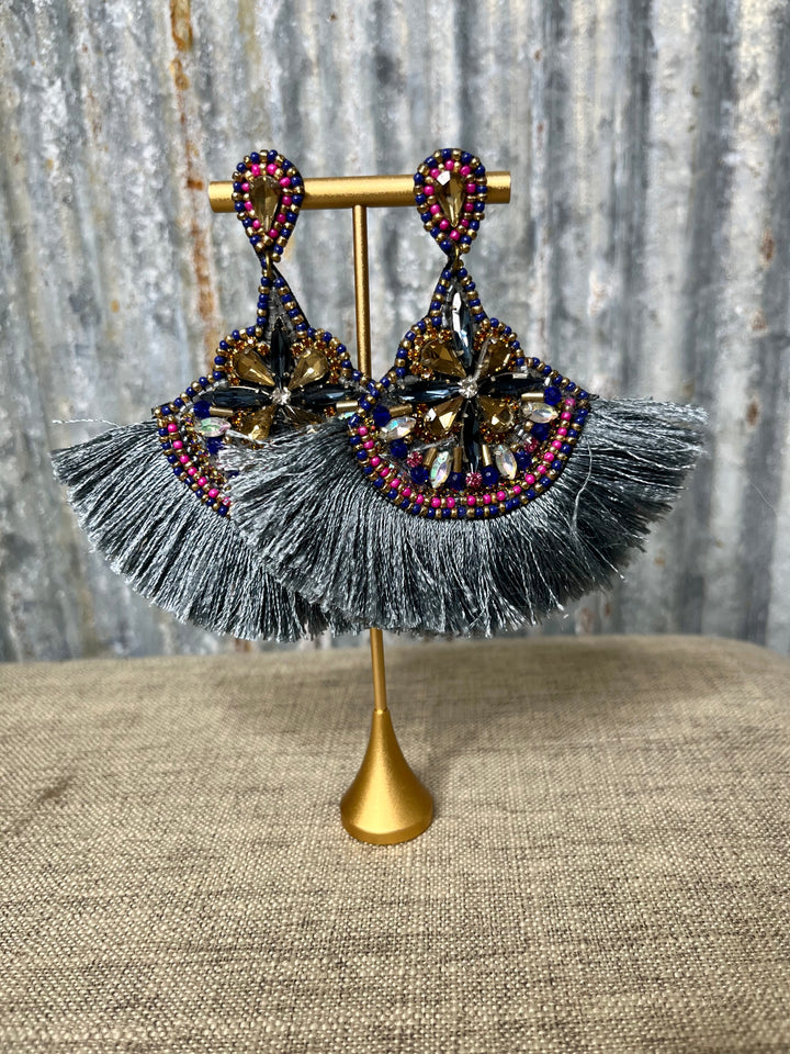 Glitz Tassel Earrings