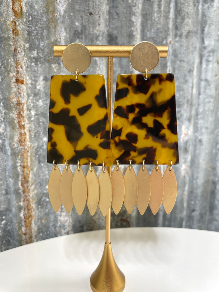 Mile Long Tortoise Earrings