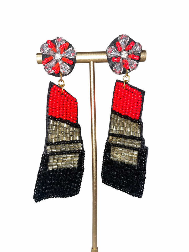 Lipstick Earrings