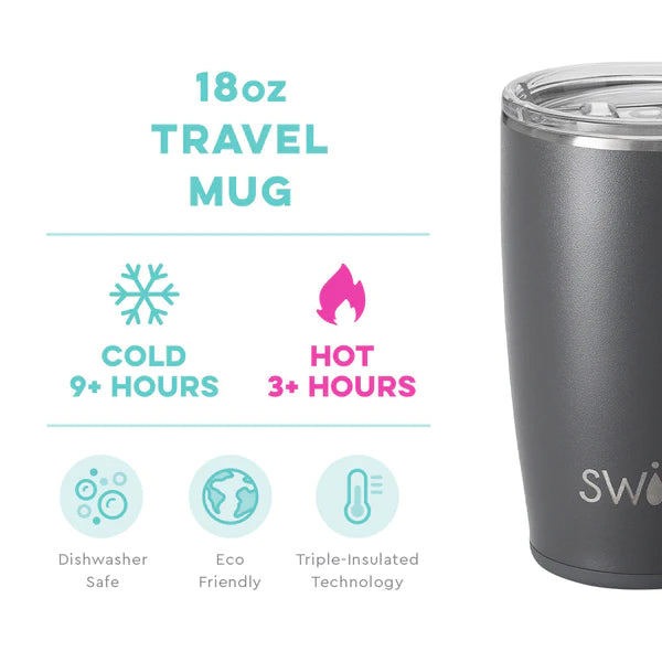 Matte Grey Insulated Mug