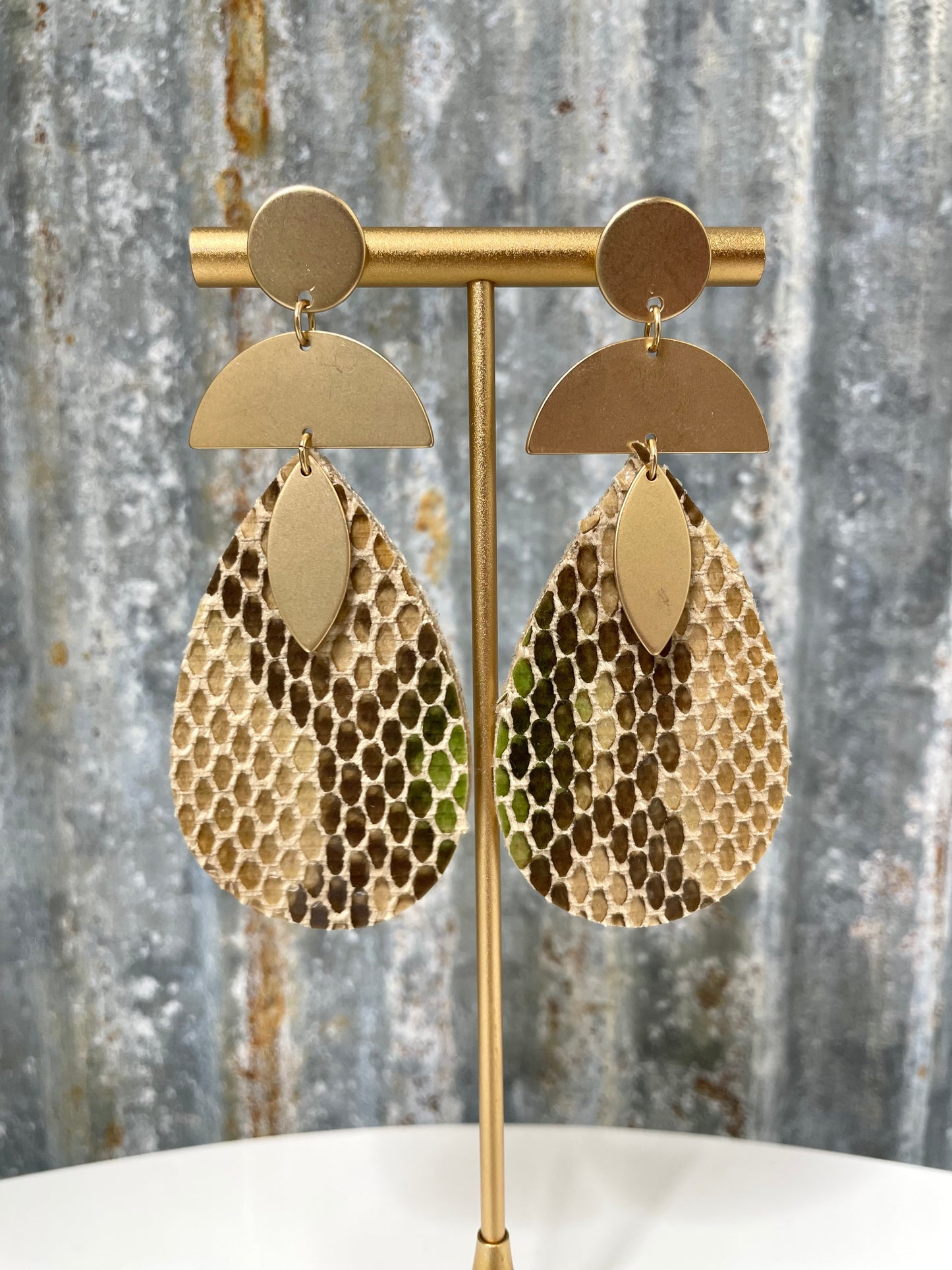 Snakeskin Earrings