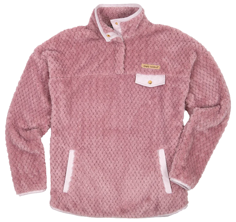 Youth Dawn Pink Sherpa Pullover
