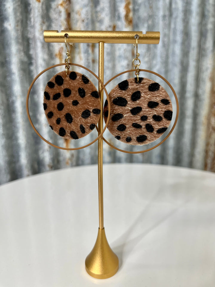 Spotted Fur Earrings