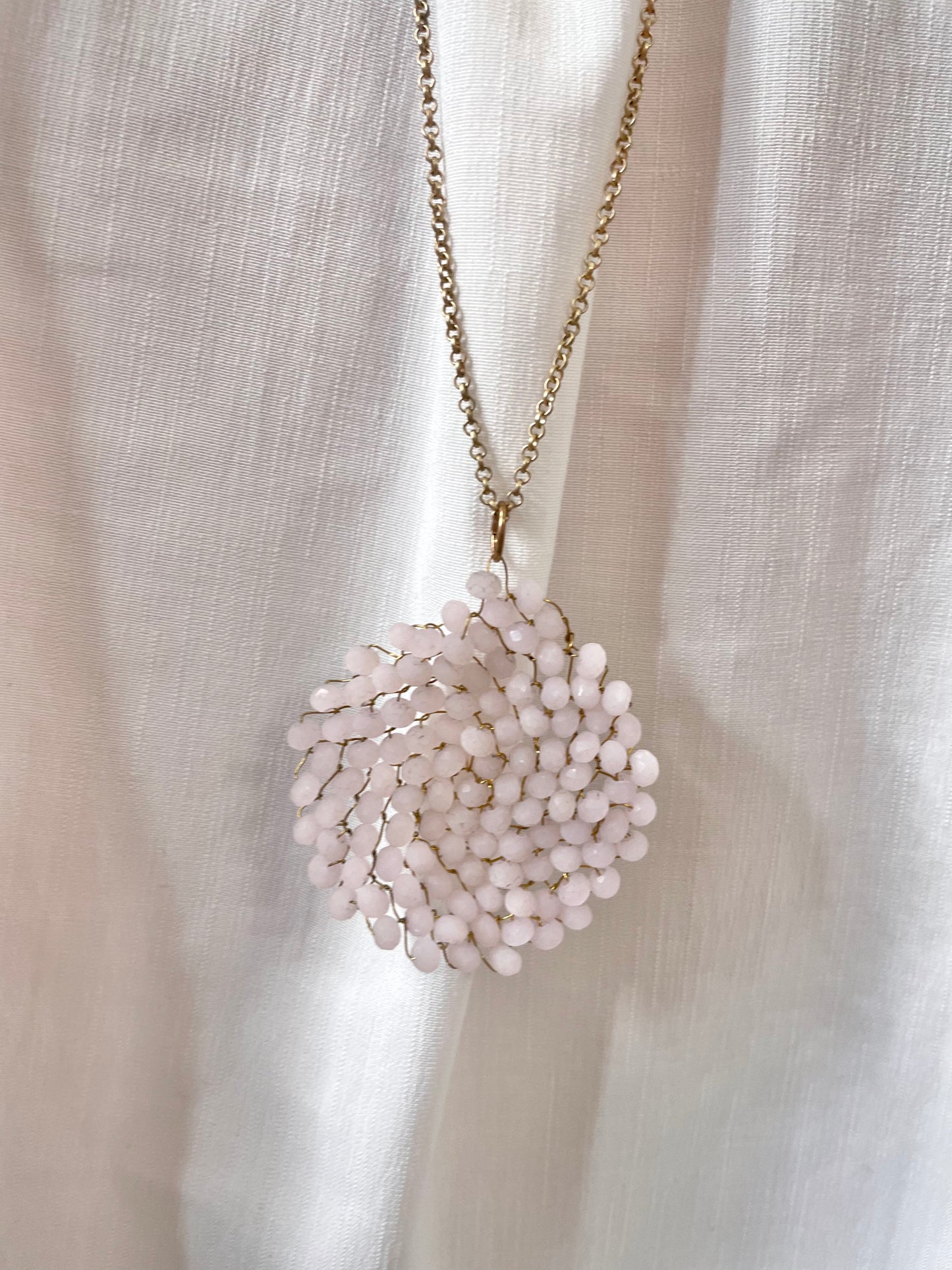 Beaded Pendant Necklace