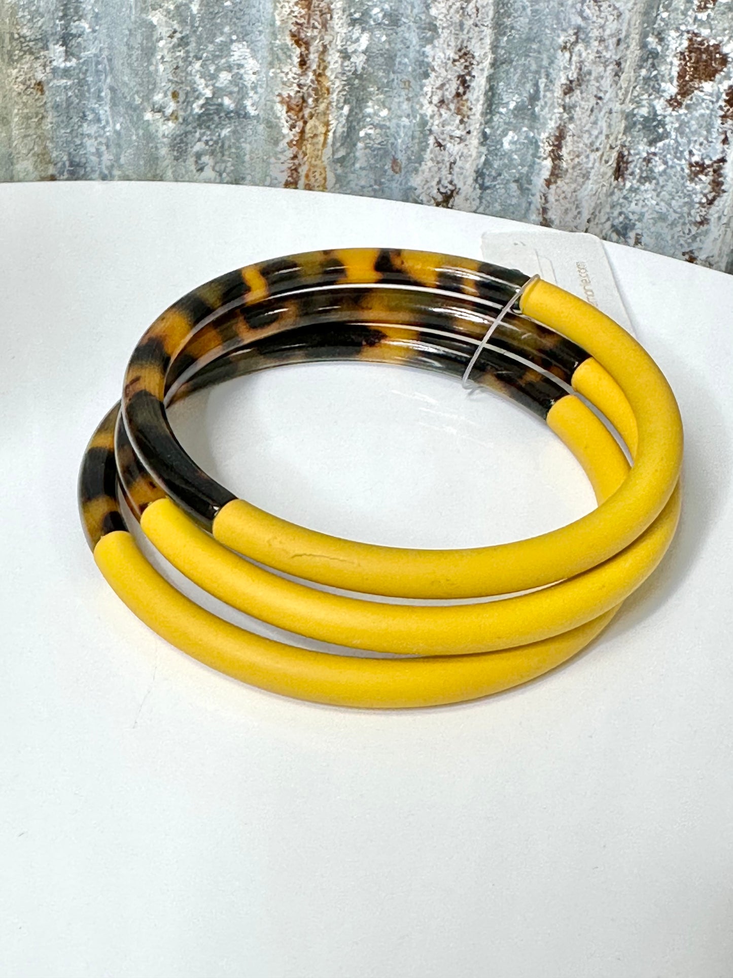Leopard Bangles - 3pc