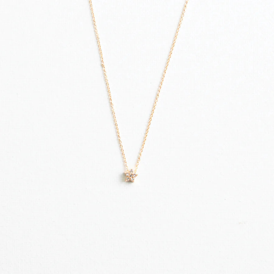 Gold Star Charm Necklace