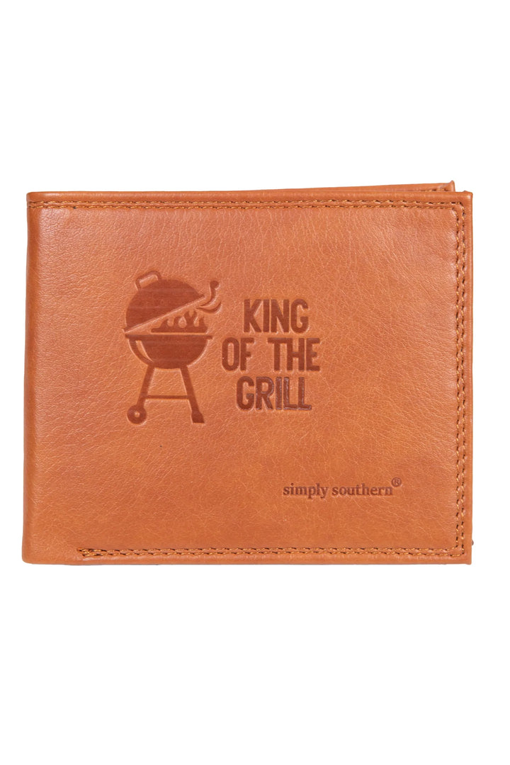 Mens Simply Southern Faux Leather Wallet